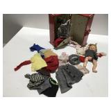 Baby doll locker with baby doll and clothes