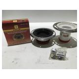 Toilet flanges, wax bowl ring tank bolts