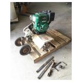 Sears pull behind rototiller W/briggs & Stratton