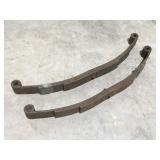 Pair of small trailer leaf springs