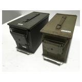 Two ammo cans