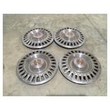 Vintage Pontiac hubcaps