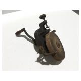 Antique grinder bench mount