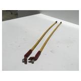 Snow plow blade markers
