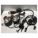Western snow plow controllers and lights