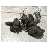 Used power steering pump and alternator