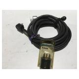 15 amp 110 cord and 15 amp cord to 30 amp adapter