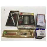 Unused items and packaging