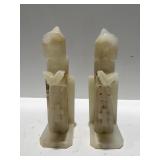 Marble book ends