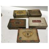 Vintage cigar boxes