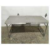 Coleman Aluminum folding table adjustable height