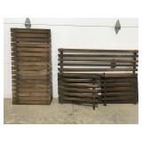 Vintage wood swing