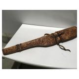 Leather rifle holder / case