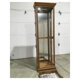 Curio cabinet five shelves lighted 76ï¿½ x 24ï¿½ x