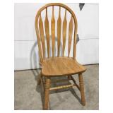 Oak dining room chair