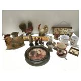 Chicken decor and cups