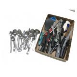 Kitchen, utensils, and flatware