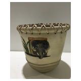 Stoneware pot 10 inches tall