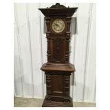 Vintage floor clock 74 1/2ï¿½ x24 1/2ï¿½wideTwo