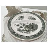 5 Willow wear by Royal China divided plates