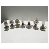 Ceramic oil lamps floral