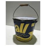 Vintage All laundry soap, bucket with lid