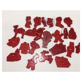 Vintage plastic cookie cutters