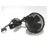 Clip on fan worksRun slow on high speed