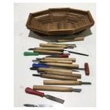 Small carving tools, popsicle stick homemade