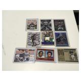 Football cards, Tom Brady, AJ Hawk, O.J. Simpson,