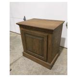 Wood side table