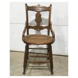 Cane bottom chair
