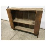 Barn siding wood shelf