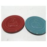 2 fiesta, dancing lady hot plates