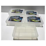 Plastic card storage boxes