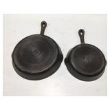 Benjamin & Medwin cast-iron skillets 10 1/2ï¿½and
