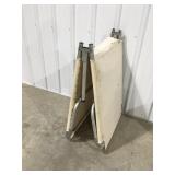 Aluminum framed cot