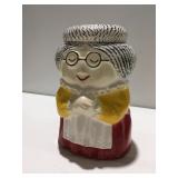 Vintage grandma cookie jar