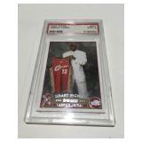 2003 Topps LeBron James PSA graded mint 9