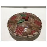 Pie baking pan and lid