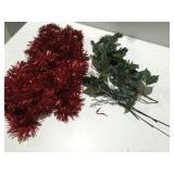 Miss Garland and decorations