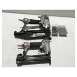Hitachi and central pneumatic air nailers