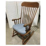 Wood rocking chair
