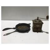 Basics 8 inch cast-iron skillet vintage coffee