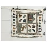 Small homemade quilt 53ï¿½ x 47ï¿½