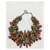 Homemade beaded necklace