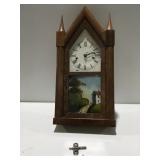 Vintage clock 19 1/2 inches tall