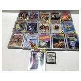 Atari 7800 video game cartridges