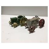Cast-iron tractors, John Deere &  Fordson