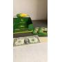 John Deere napkin holder and 2 coasters